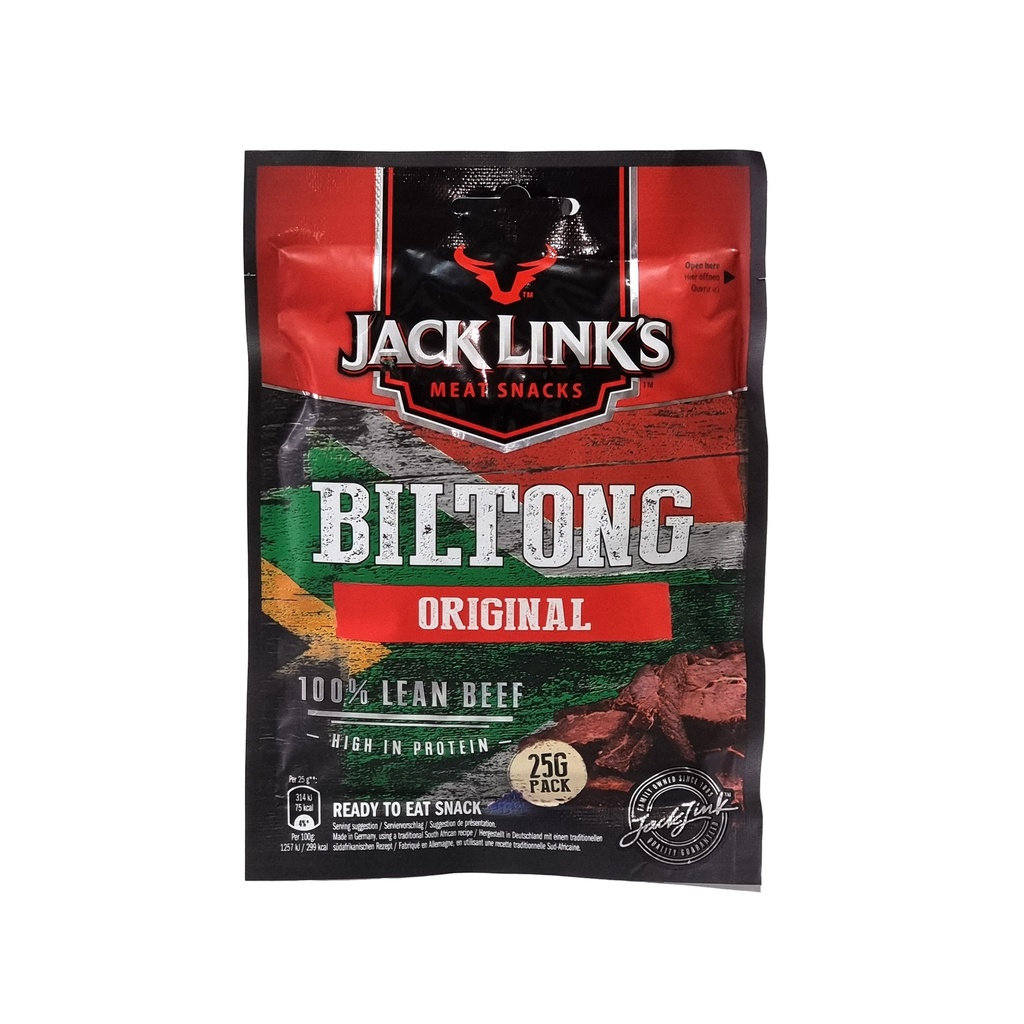 JACK LINK'S BEEF JERKY BILTONG ORIGINAL 20G