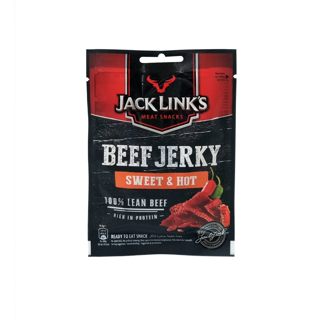 JACK LINK'S BEEF JERKY SWEET & HOT 25G