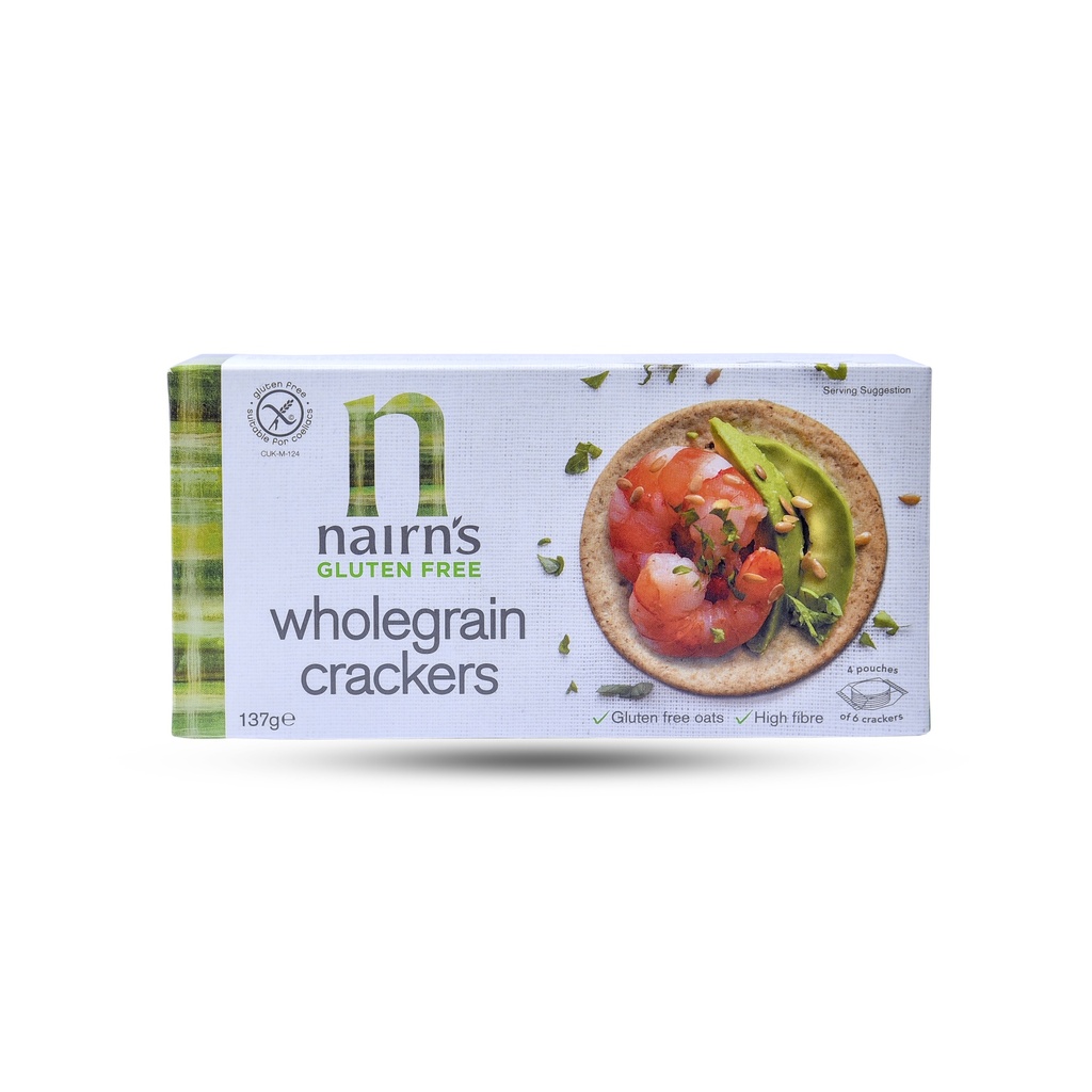 NAIRNS GLUTEN FREE WHOLEGRAIN CRACKER 137G