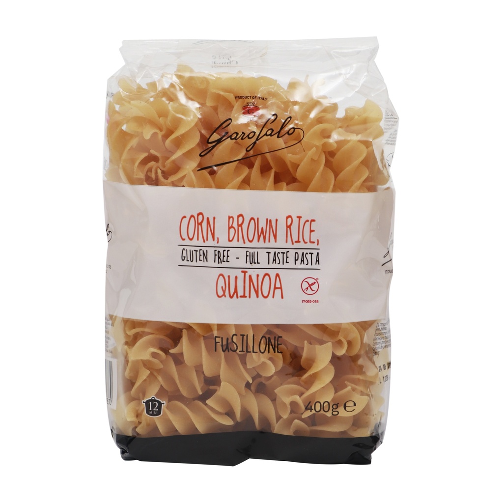 GAROFALO GLUTEN FREE QUINIA FUSILLONI 400G