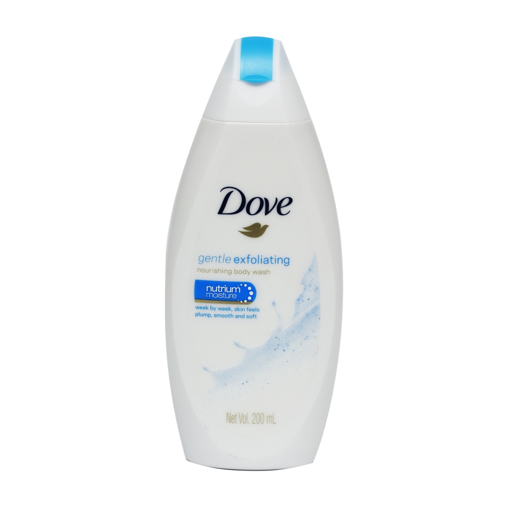 DOVE GENTLE EXFOLIATING BODY WASH 200ML