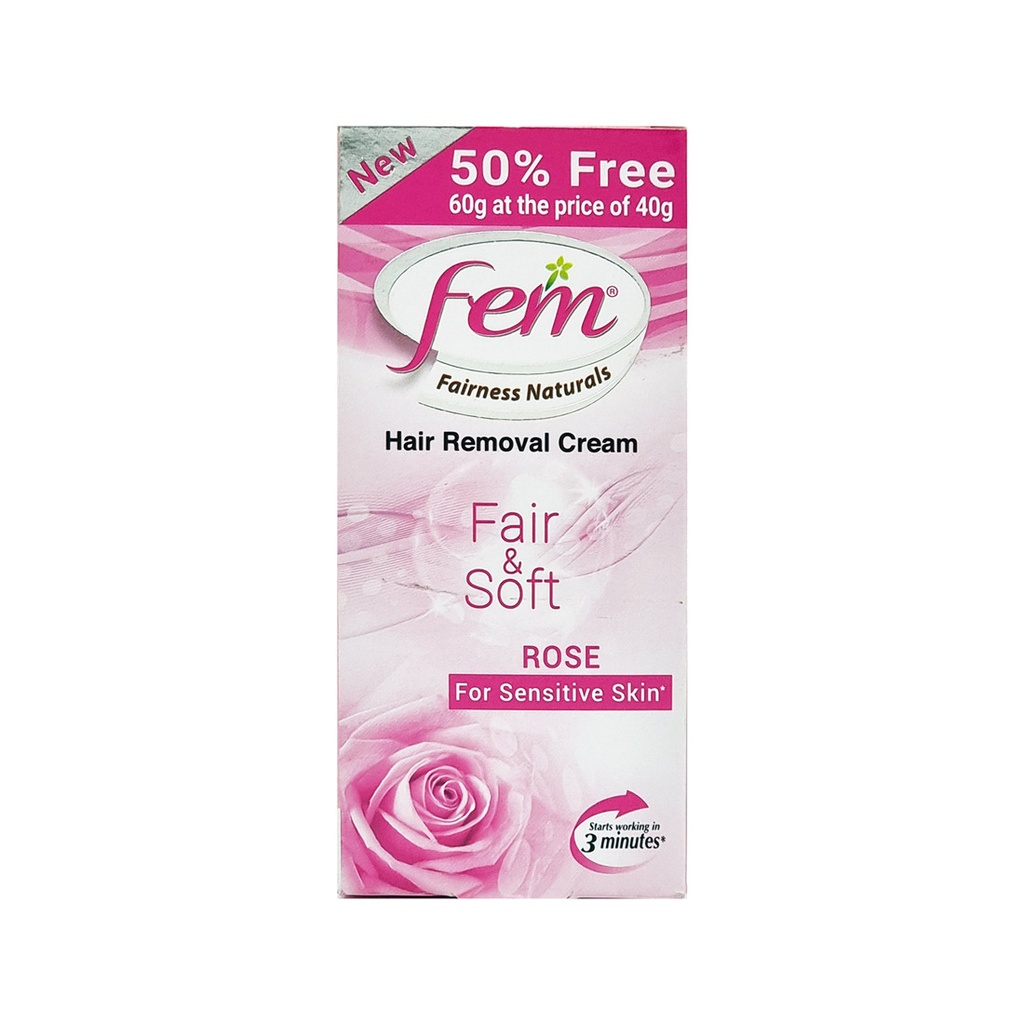 FEM HAIR REMOVAL CREAM ROSE 40G