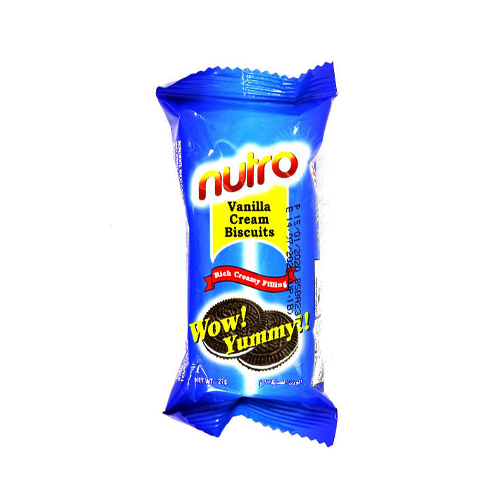 NUTRO VANILLA CREAM BISCUITS 27G