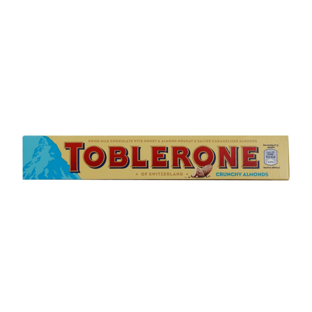 TOBLERONE CRUNCHY ALMONDS 100G