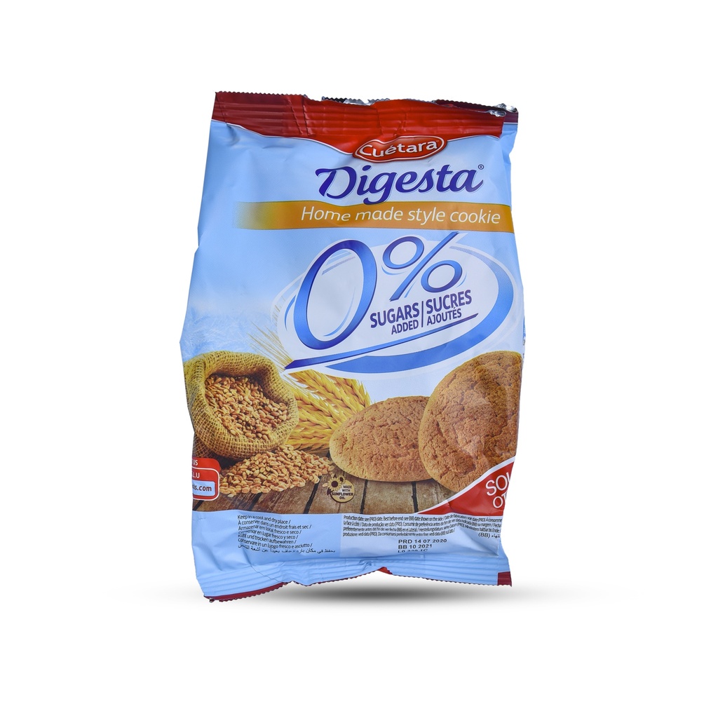 Cuetara Digesta Home Made Style Cookie 0% Sugar Added 150g