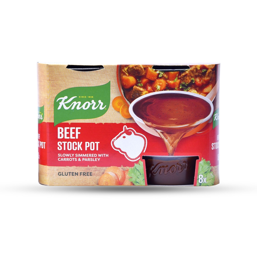 KNORR 8 BEEF STOCK POT 224G