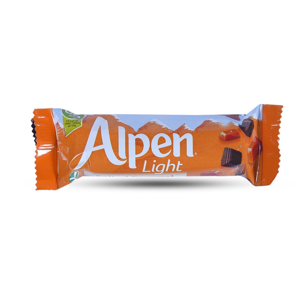 ALPEN LIGHT SALTED CARAMEL BAR 19G