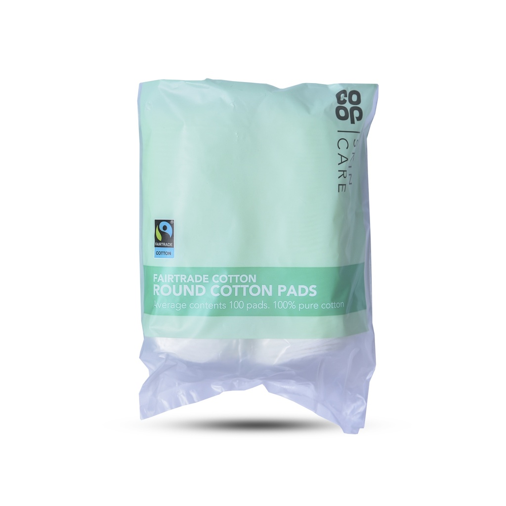 CO-OP FAIRTRADE COTTON WOOL PADS 100 PADS