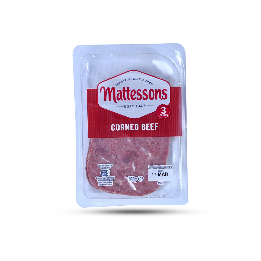 MATTESSONS CORNED BEEF 90G