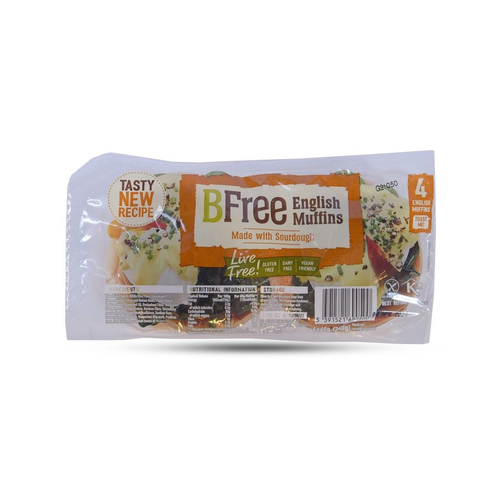 BFREE GLUTEN FREE ENGLISH MUFFIN 240G