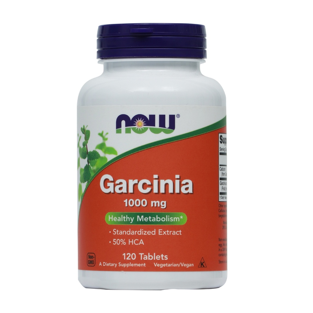 NOW HEALTHY METABOLISM GARCINIA 1000 MG 120 TABLETS