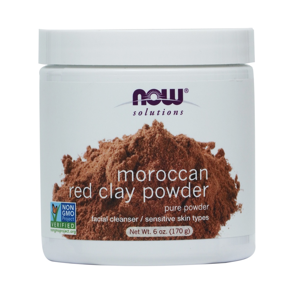 NOW SOLUTIONS MORRACAN RED CLAY PURE POWDER 170G