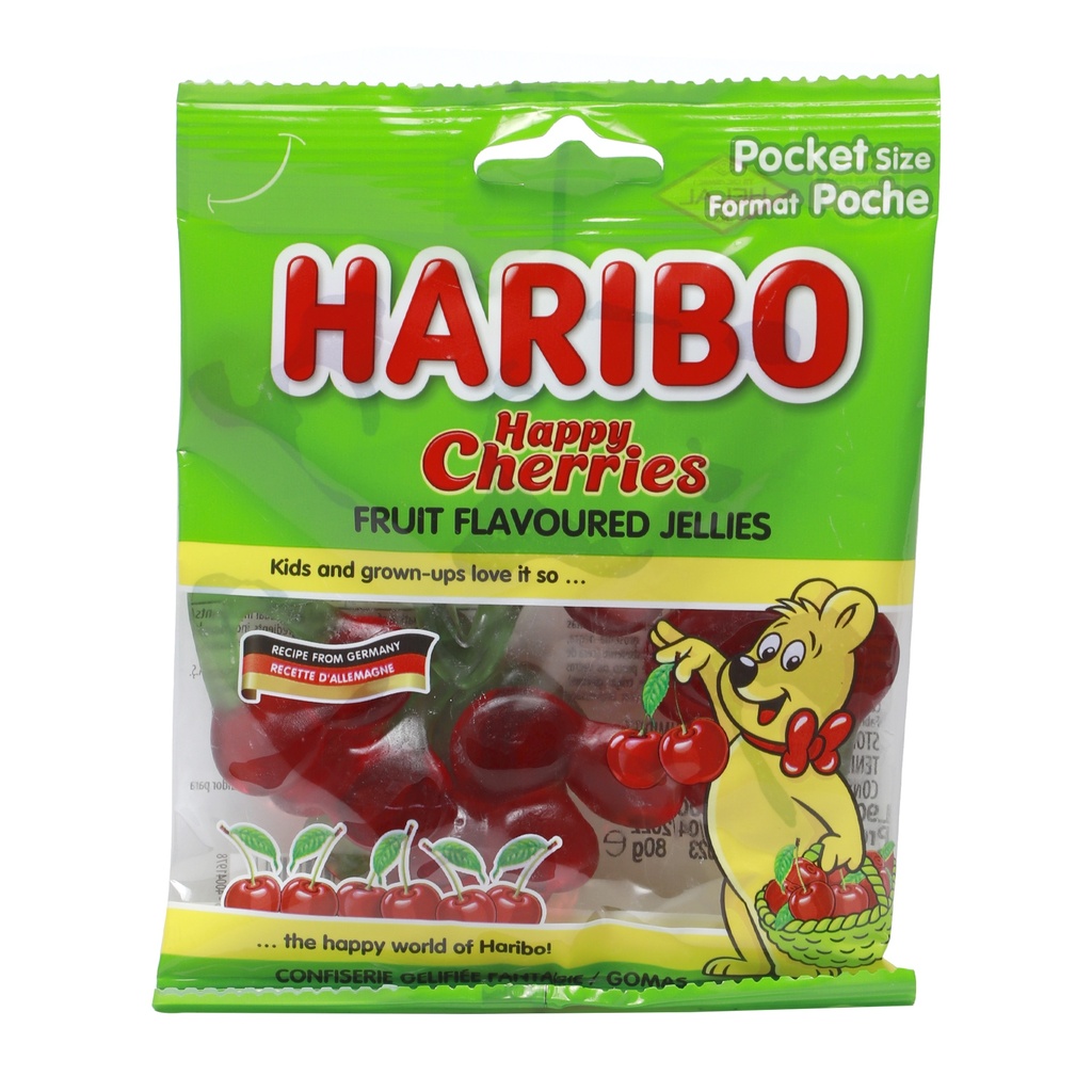 HARIBO HAPPY CHERRIES 80G