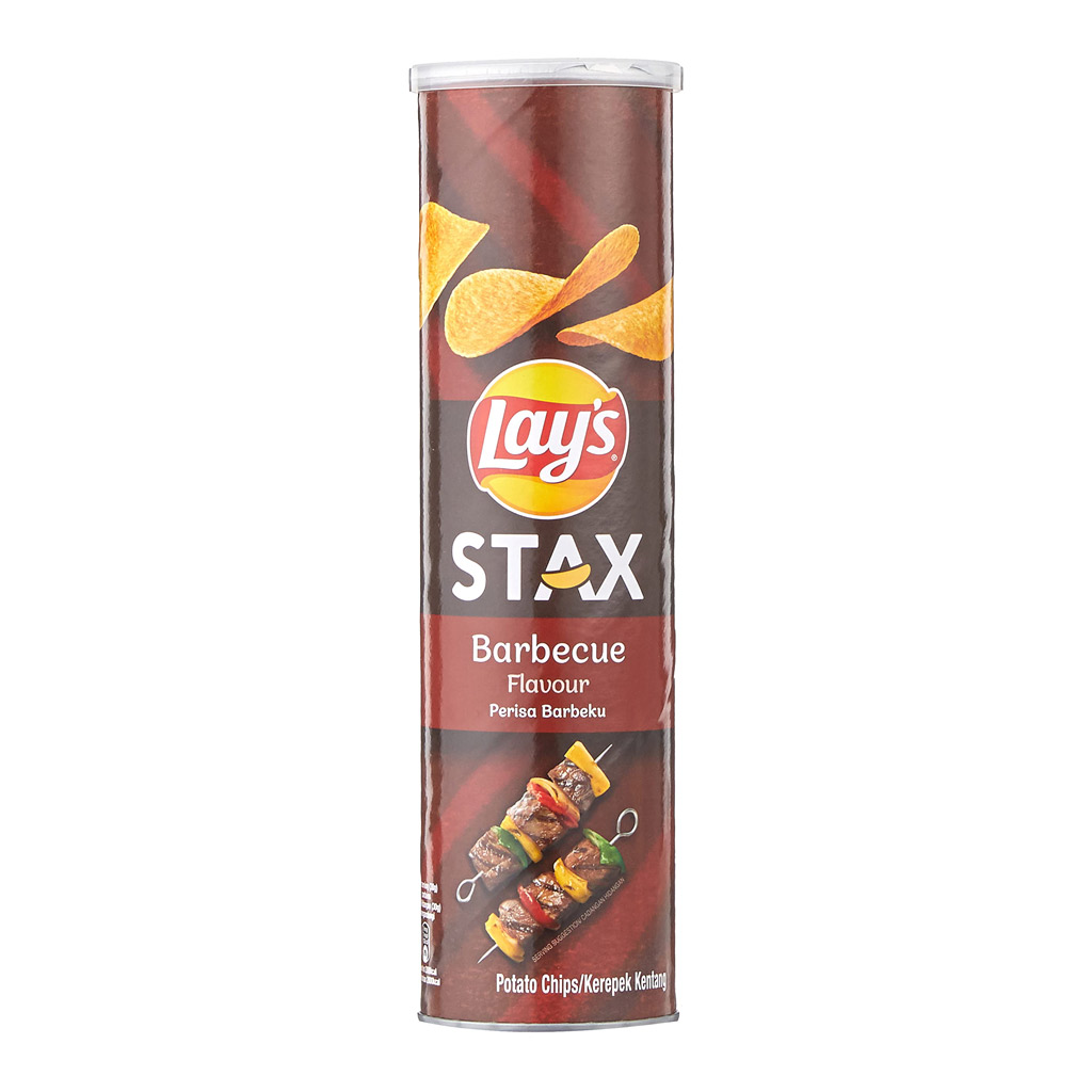 LAYS STAX BBQ 135G