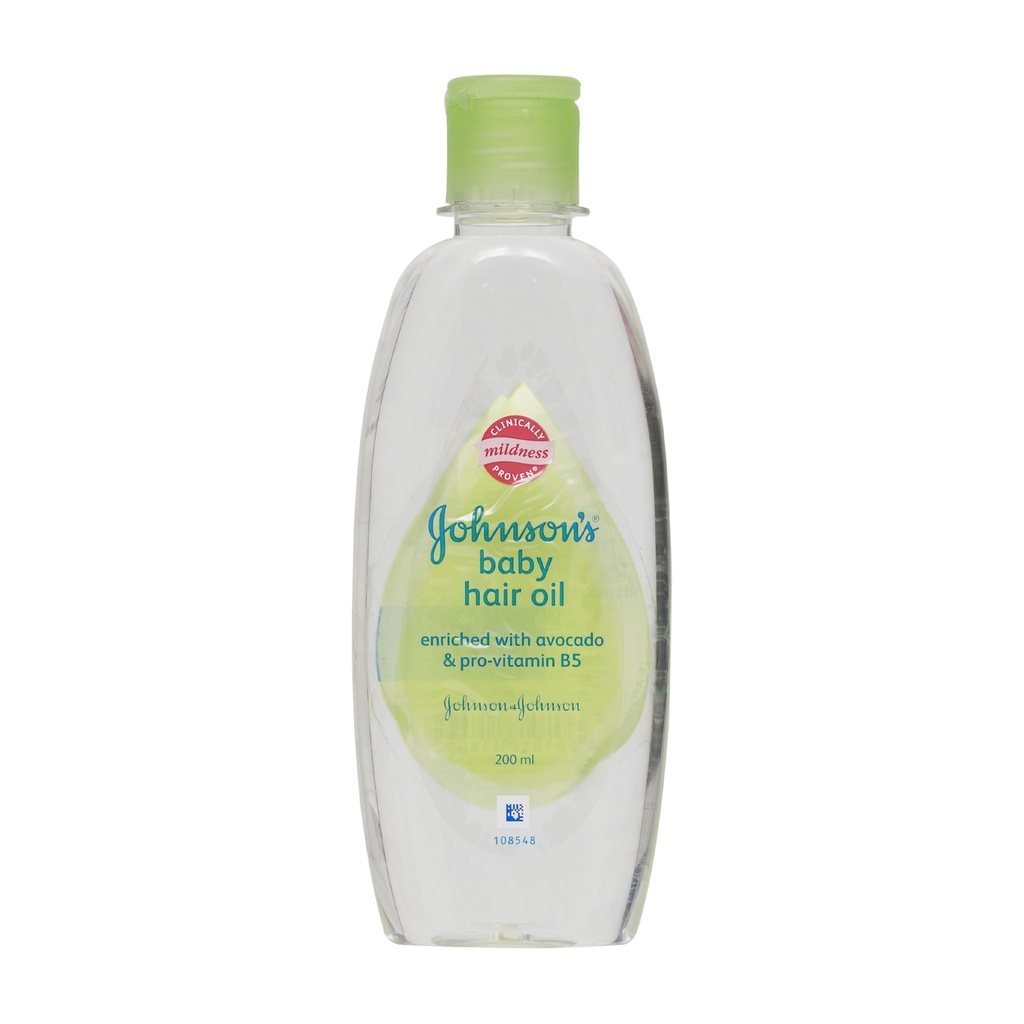 JOHNSON'S BABY HAIR OIL ENRICHED WITH AVOCADO 200ML