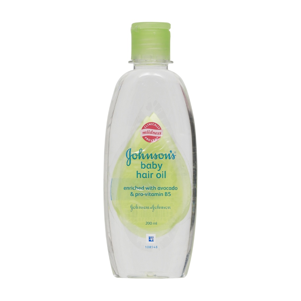 Johnson'S Baby Hair Oil Enriched With Avocado 200ml