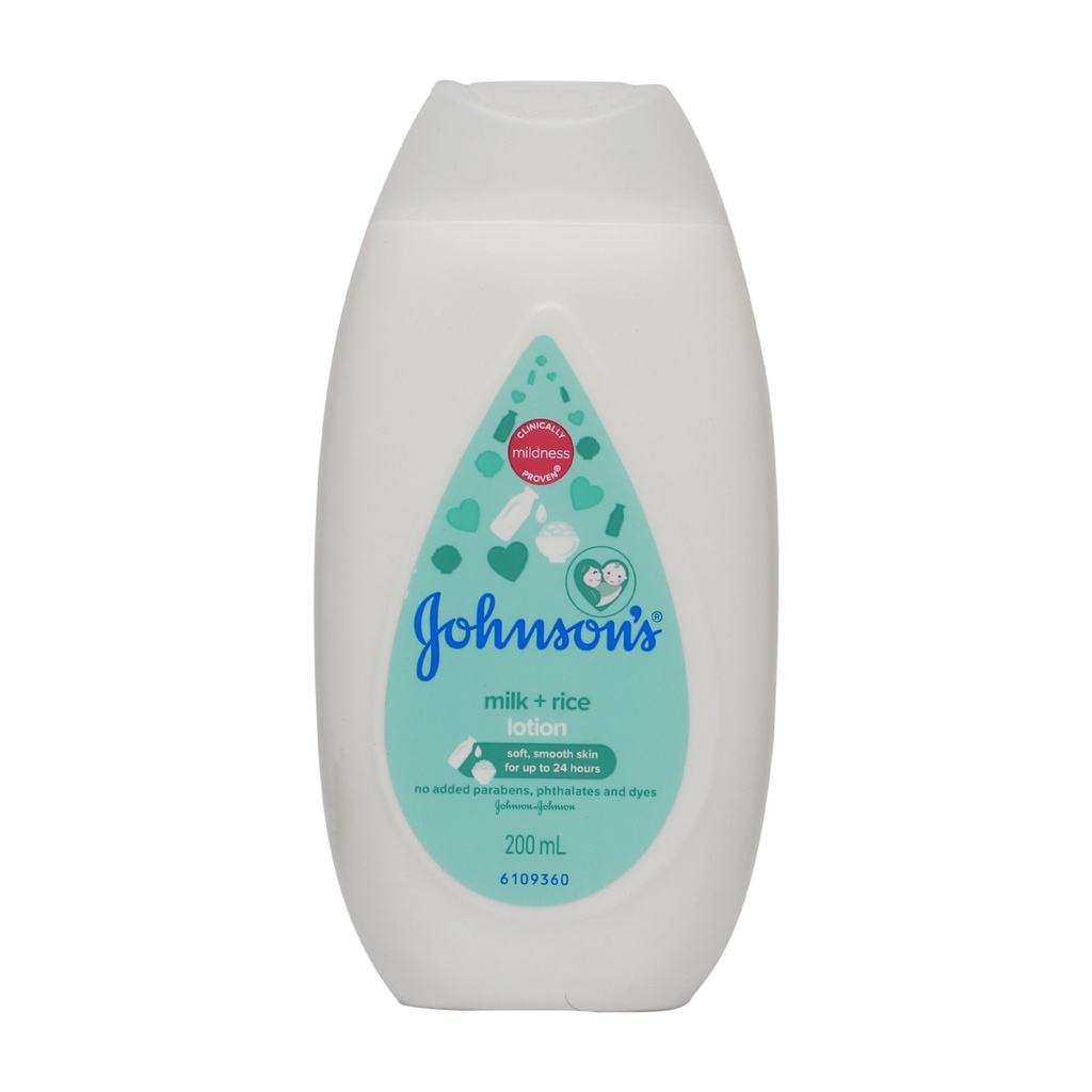 JOHNSON'S MILK & RICE LOTION 200ML