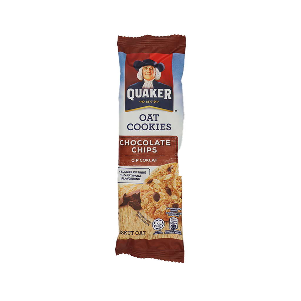 QUAKER OAT COOKIES CHOCOLATE CHIPS 27G