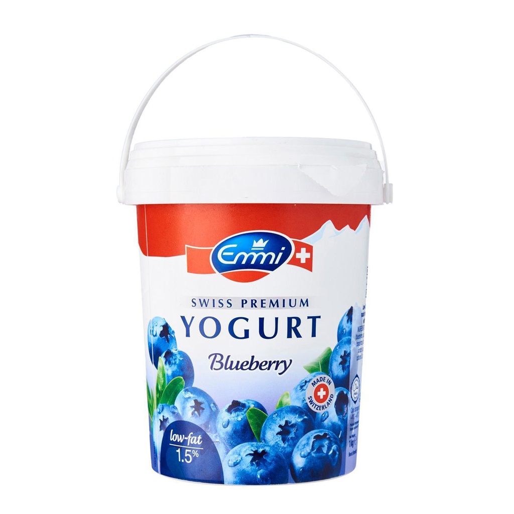 EMMI SWISS PREMIUM YOGURT BLUEBERRY 1KG