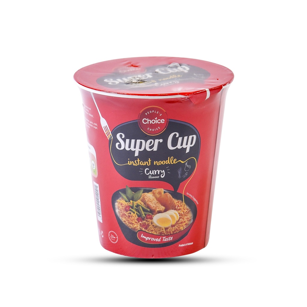 CHOICE SUPER CUP NOODLES CURRY 60/65G