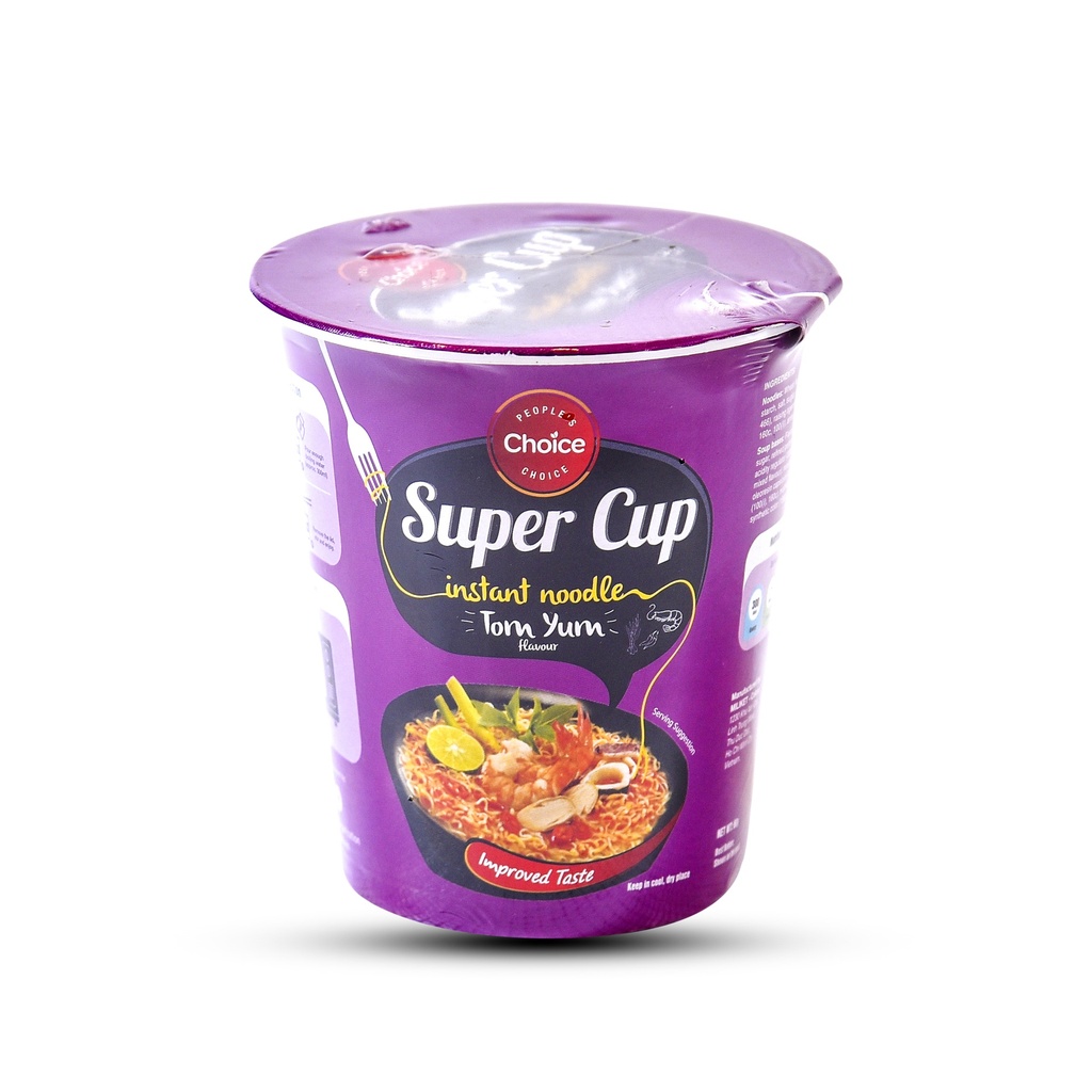 CHOICE SUPER CUP NOODLES TOM YUM 60/65G