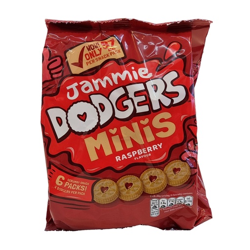 JAMMIE DODGERS MINIS RASPBERRY 120G