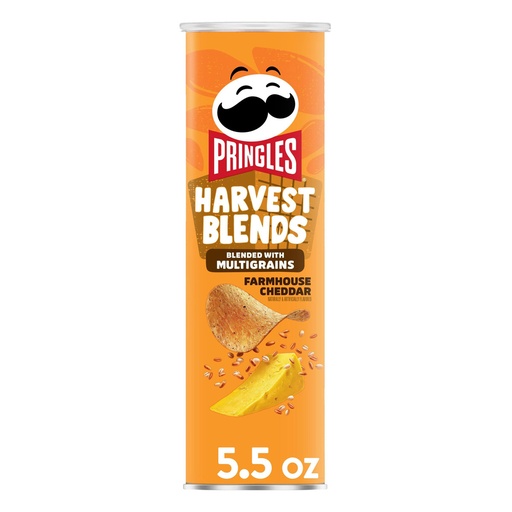 PRINGLES HARVEST BLENDS FARMHOUSE CHEDDAR 158G