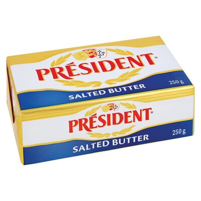 PRESIDENT SALTED FRENCH BUTTER 250G