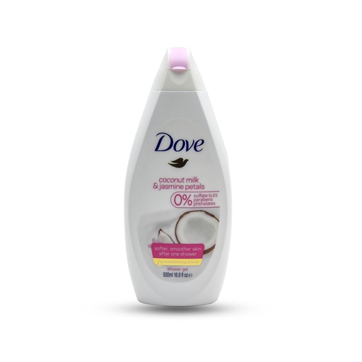 DOVE BODY WASH 500ML COCONUT MILK & JASMINE PETALS