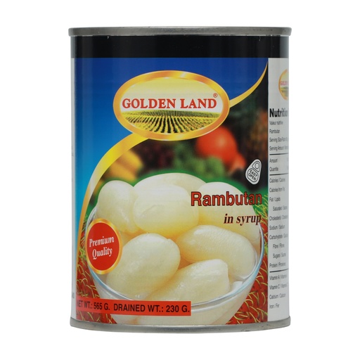 GOLDEN LAND RAMBUTAN IN SYRUP 565G