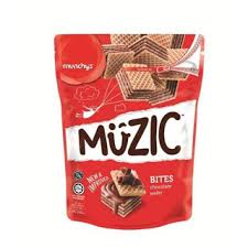 MUNCHY'S MUZIC CHOCO WAFER CUBE 90G