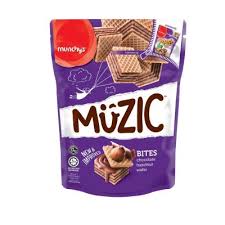 MUNCHY'S MUZIC HAZALNUT WAFER CUBE 180G