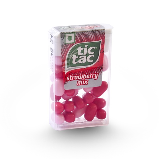 [00076] TIC TAC STRAWBERRY MIX FLAVOUR 15.5G