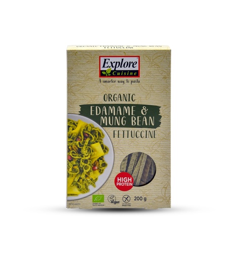 EXPLORE ORGANIC EDAMAME & MUNG BEAN FETTUCCINE 200G