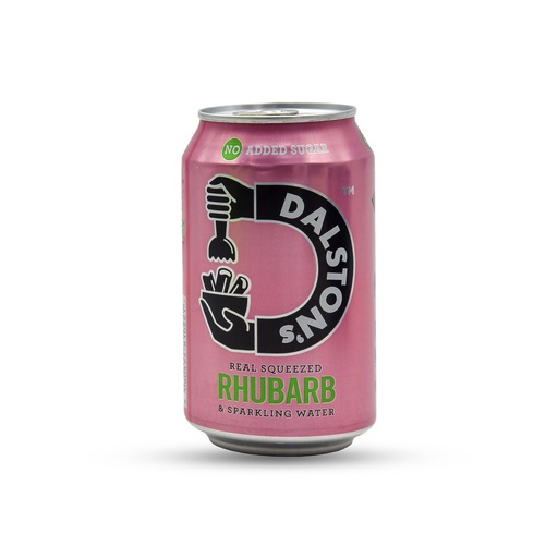 DALSTON'S RHUBARB & SPARKLING WATER CAN 330ML