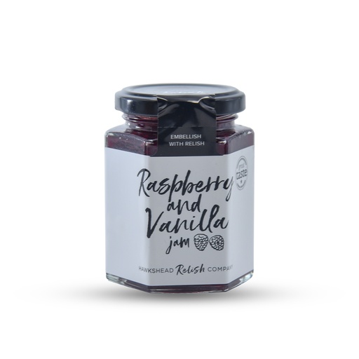 HAWKSHEAD RELISH RASPBERRY & VANILLA JAM 225G