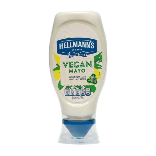 HELLMANN'S SQUEEZY VEGAN MAYONNAISE 430ML