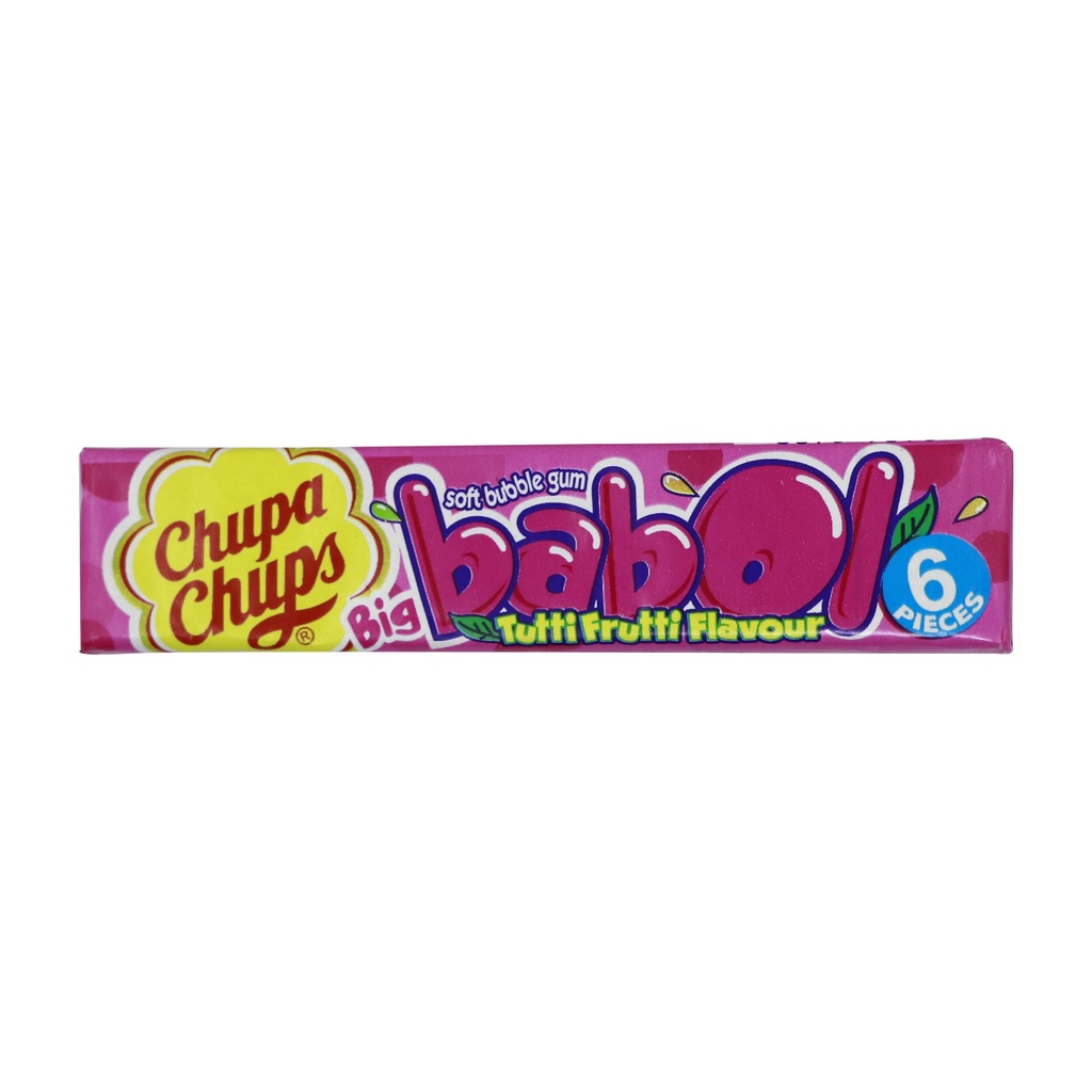 CHUPA CHUPS BIG BABOL GUM TUTTI FRUITTI 28G | WHIM