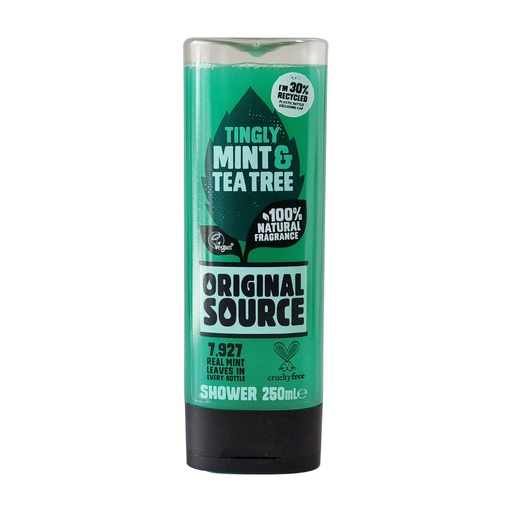 ORIGINAL SOURCE SHOWER GEL TINGLY MINT & TEA TREE 250ML