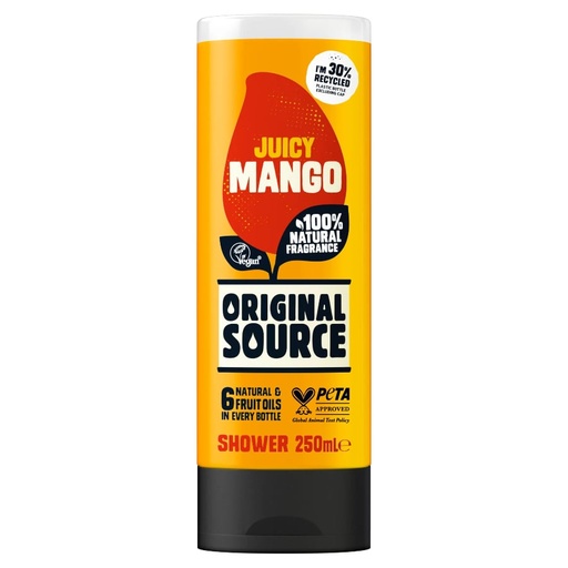 ORIGINAL SOURCE SHOWER GEL JUICY MANGO 250ML