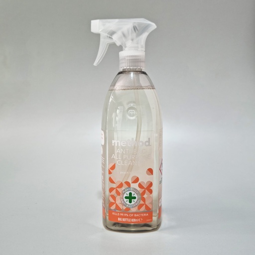 METHOD ANTI-BACTERIAL ALL PURPORSE CLEANER PEACH BLOSSOM 828ML