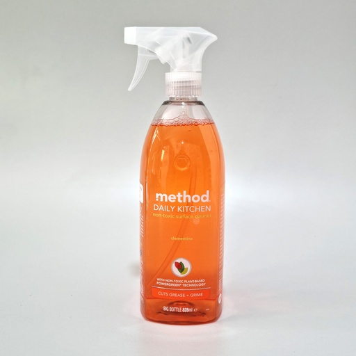 METHOD DAILY KITCHEN NON-TOXIC SURFACE CLEANER CLEMENTINE 828ML
