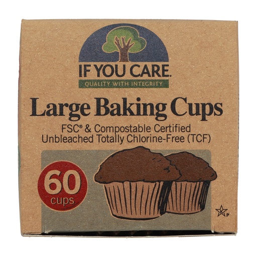 IF YOU CARE LARGE BAKING CUPS 60'S