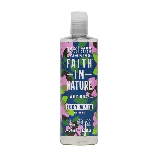 FAITH IN NATURE WILD ROSE BODYWASH 400ML