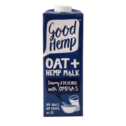 GOOD HEMP OAT & HEMP MILK 1LTR