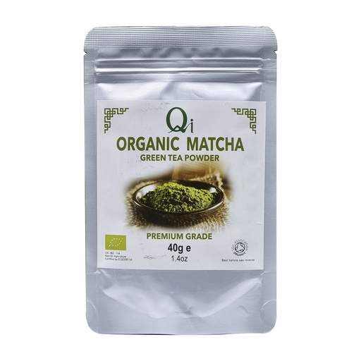 [653783000745] QI ORGANIC MATCHA GREEN TEA POWDER 40G