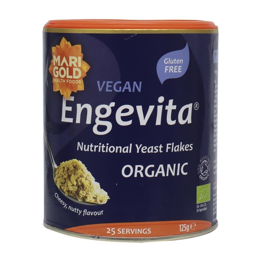 MARIGOLD VEGAN ENGEVITA YEAST FLAKES ORIGINAL 125G