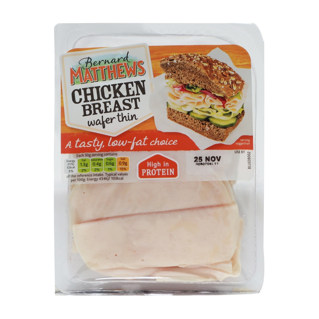 BERNARD MATTHEWS CHICKEN WAFER THIN 100G | WHIM