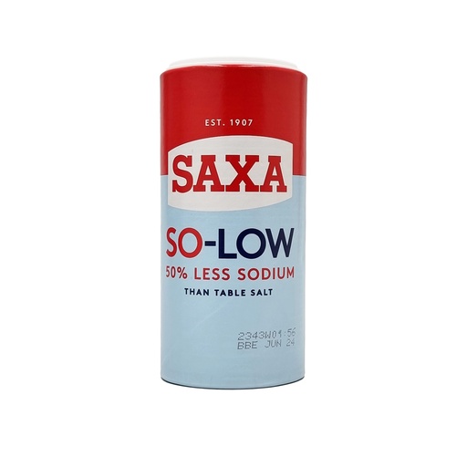 SAXA SO-LOW 50% LESS SODIUM SALT 350G