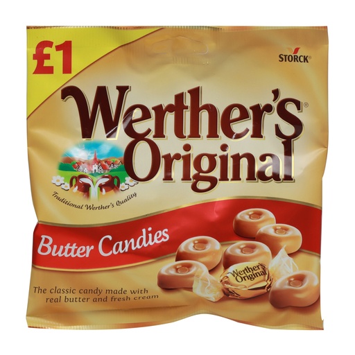 WERTHER'S ORIGINAL BUTTER CANDIES 110G